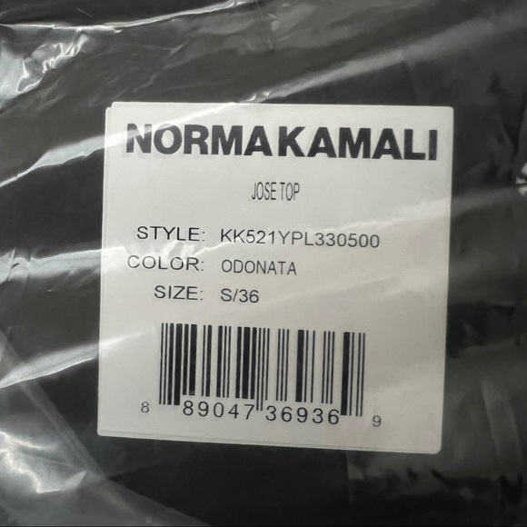 Norma Kamali JOSE TOP NWT Size Small - Picture 6 of 6